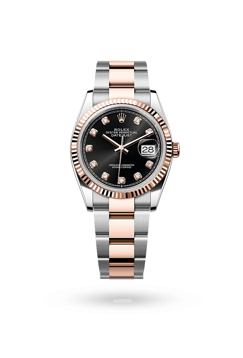 Rolex Datejust 36 - Oyster, 36 mm, Oystersteel and Everose gold