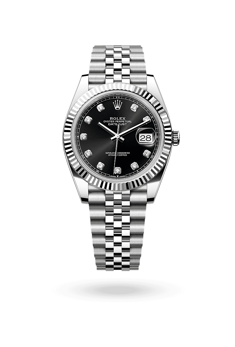 Rolex Datejust 41 - Oyster, 41 mm, Oystersteel and white gold